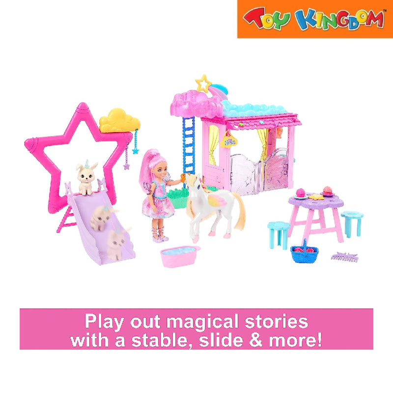 Barbie Fairytale A Touch of Magic Chelsea & Pegasus Playset