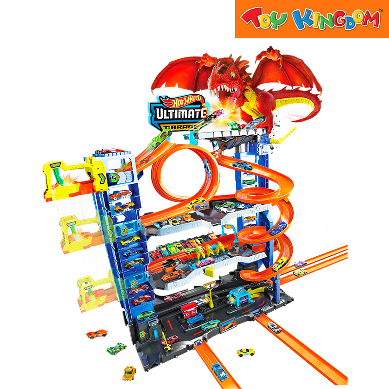 Hot Wheels City Ultimate Garage Playset + Free 20 pcs Basic Car