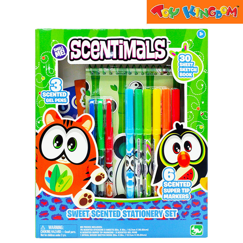 Kangaru Scentimals 12pcs Sweet Scented Stationery Set