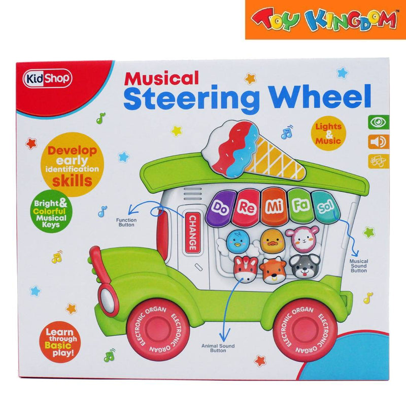 KidShop Musical Steering Wheel
