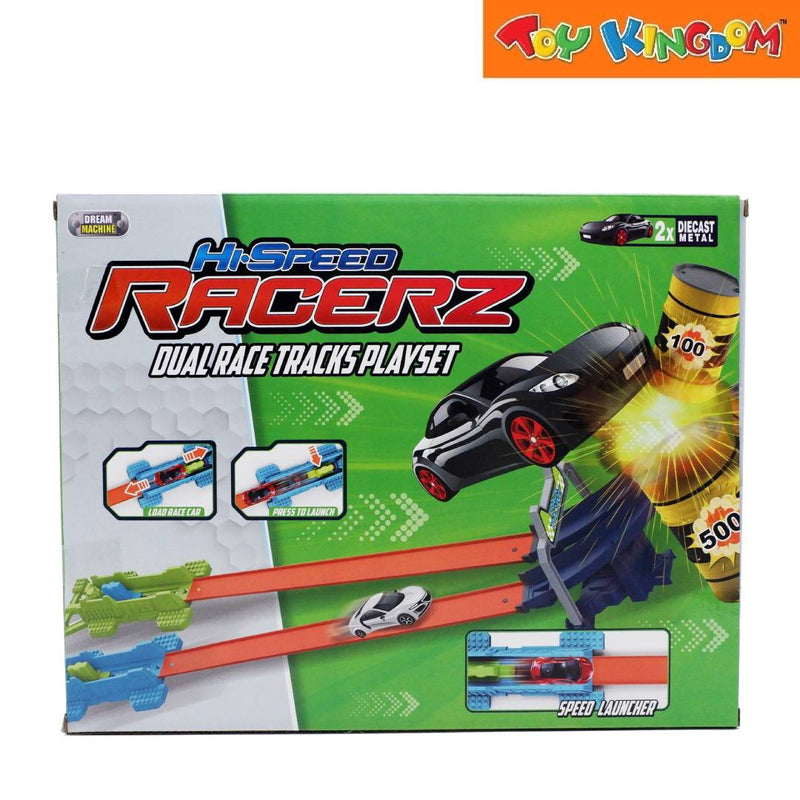 Dream Machine Speed Racerz Dual Race Tracks Playset