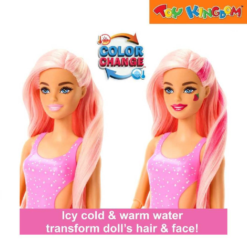 Barbie Strawberry Lemonade Pop Reveal Barbie Juicy Fruits Series Doll