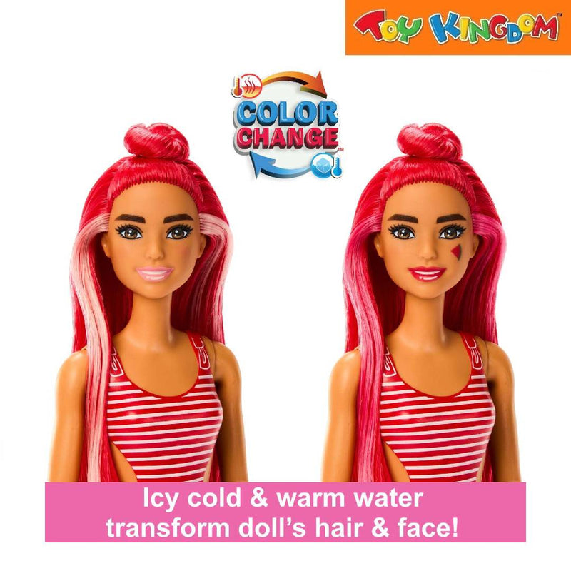 Barbie Watermelon Crush Pop Reveal Barbie Juicy Fruits Series Doll