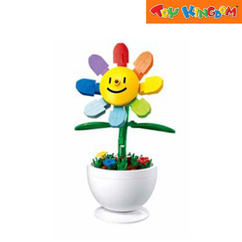 Sluban Potted Plants Colorful Flower Building Set