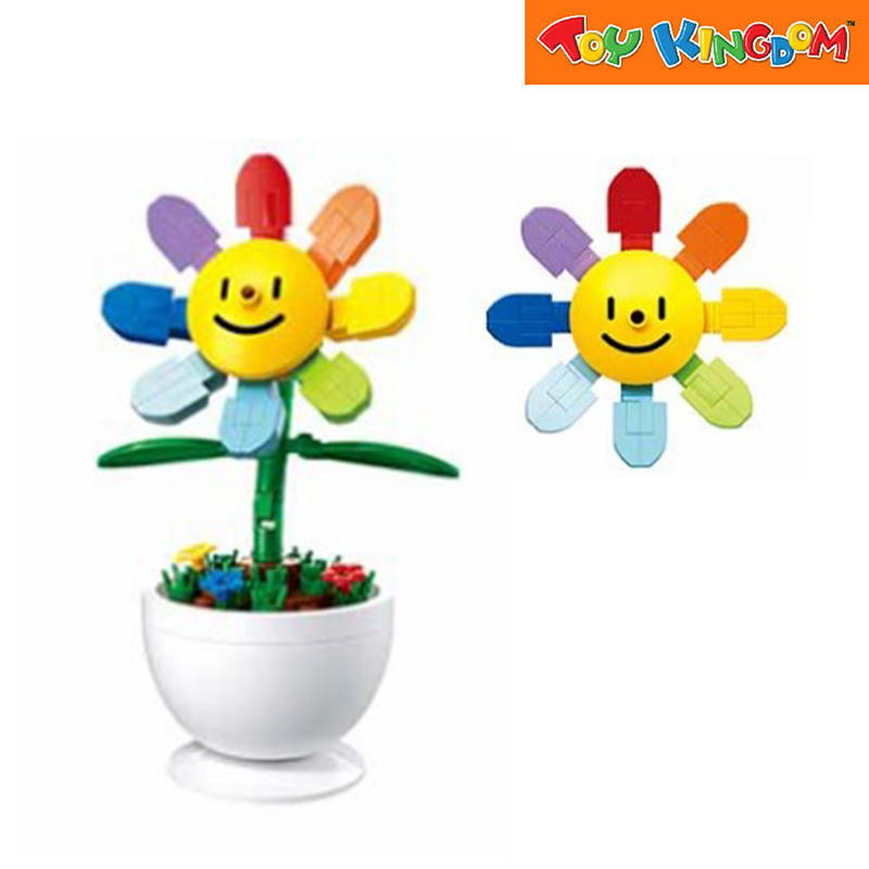 Sluban Potted Plants Colorful Flower Building Set
