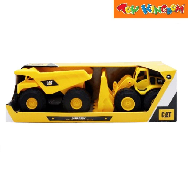 CAT Mini Crew Dump Truck And Wheel Loader