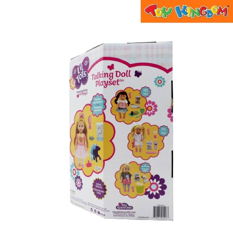 New Adventures Lil Tots Talking Playset 14 inch Doll