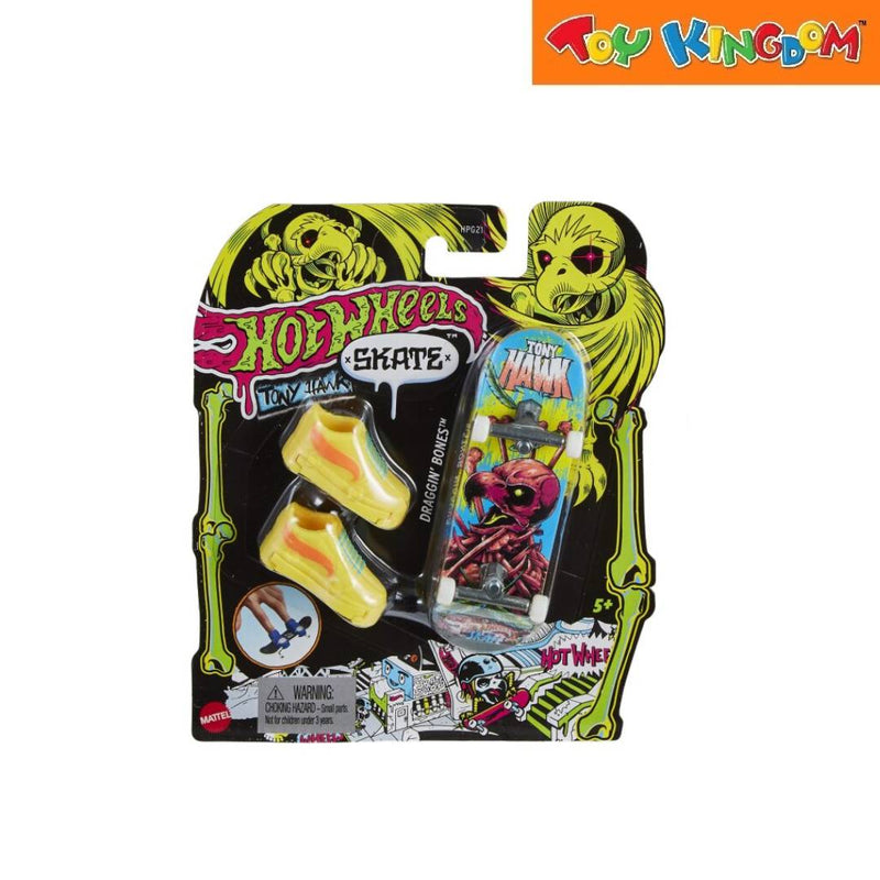 Hot Wheels Skate Neon Bones Finger Tony Hawk Finger Board