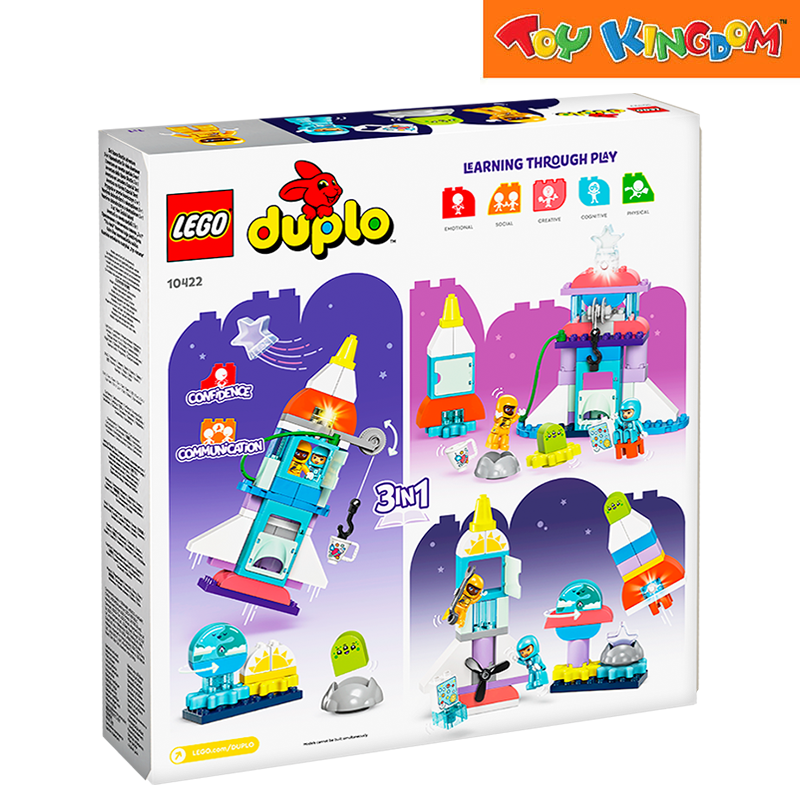 Lego 10422 DUPLO 3in1 Space Shuttle Adventure 58pcs Building Blocks