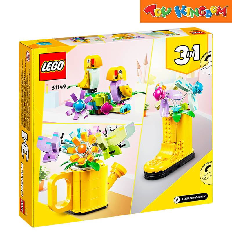 Lego 31149 Creator Flowers In Watering Can 420pcs Building Blocks