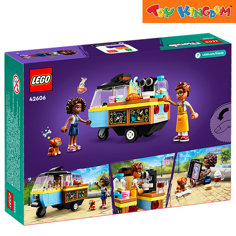 Lego 42606 Friends Mobile Bakery Food Cart 125pcs Building Blocks