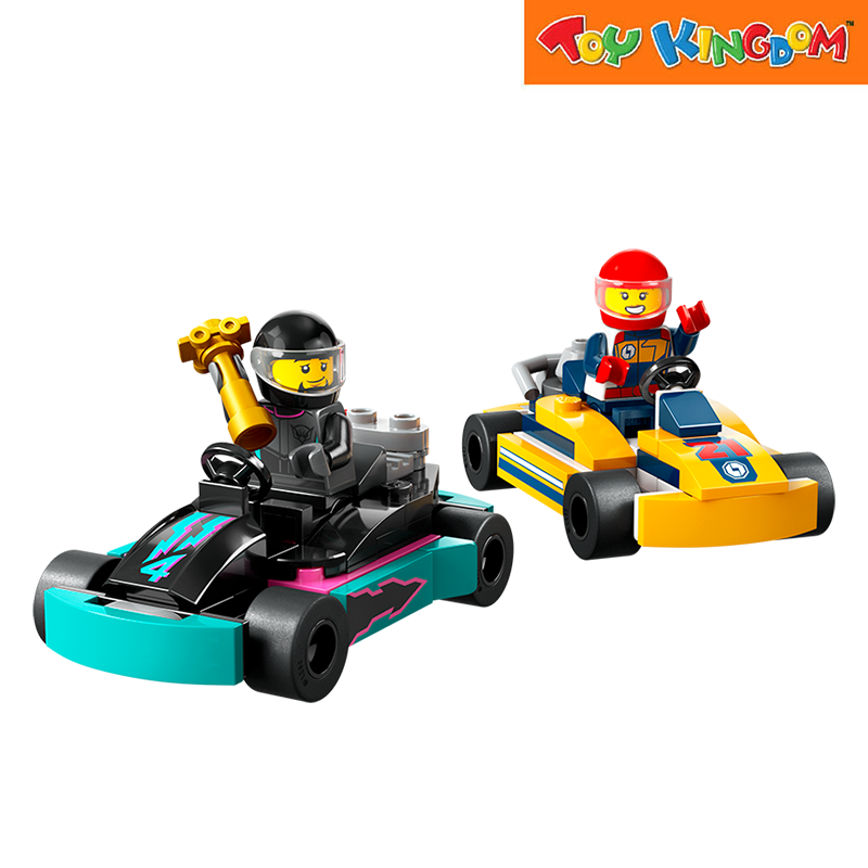 Lego 60400 City Go-Karts And Race Drivers 99pcs Building Blocks