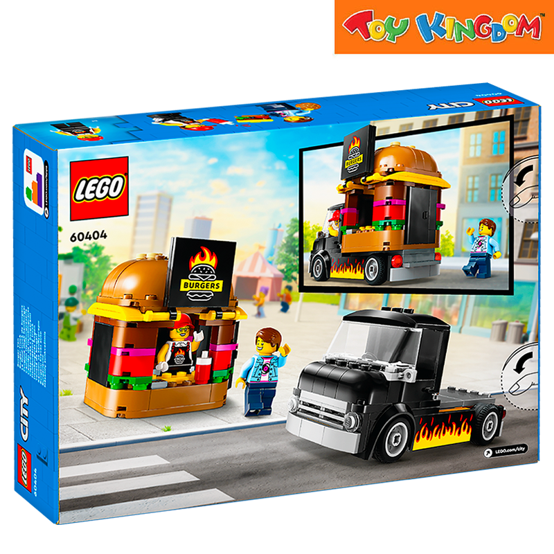 Lego 60404 City Burger Truck 194pcs Building Blocks
