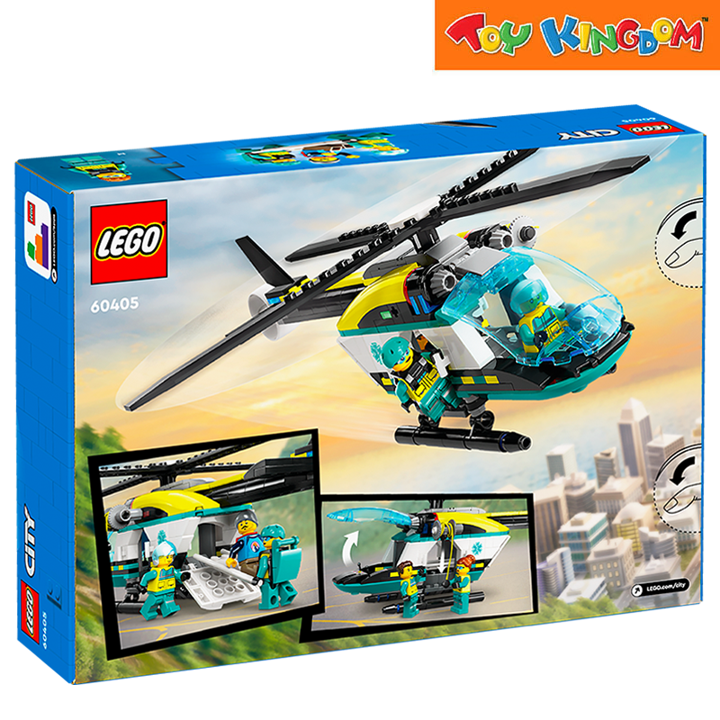 Lego 60405 City Emergency Rescue Helicopter 226pcs Building Blocks
