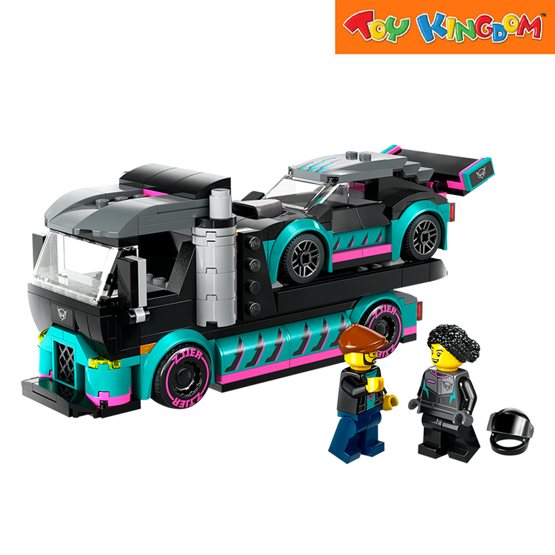 Lego 60406 City Race Car And Car Carrier Truck 328pcs Building Blocks