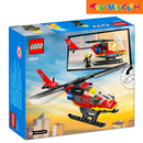 Lego 60411 City Fire Rescue Helicopter 85pcs Building Blocks
