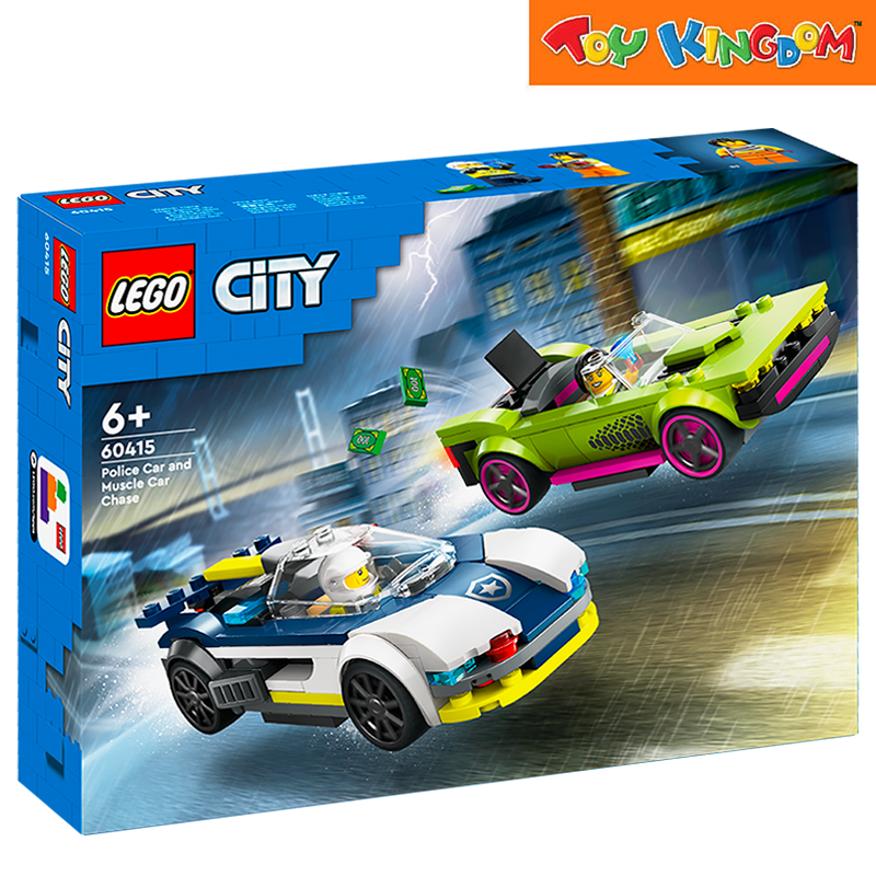 Lego 60415 City Police Car And Muscle Car Chase 213pcs Building Blocks