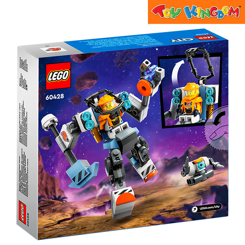 Lego 60428 City Space Construction Mech 140pcs Building Blocks