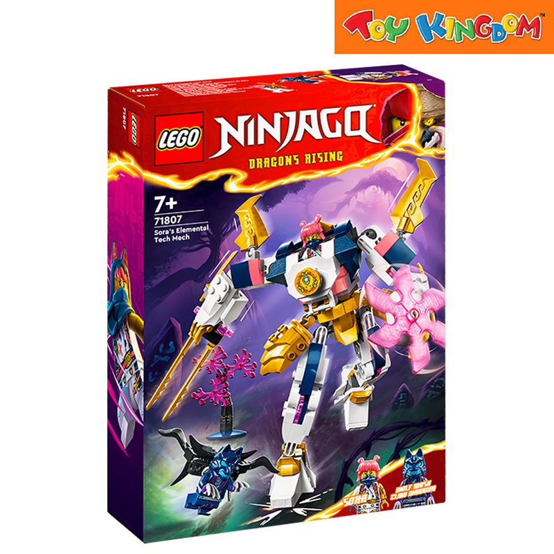 Lego 71807 Ninjago Sora's Elemental Tech Mech 209pcs Building Blocks