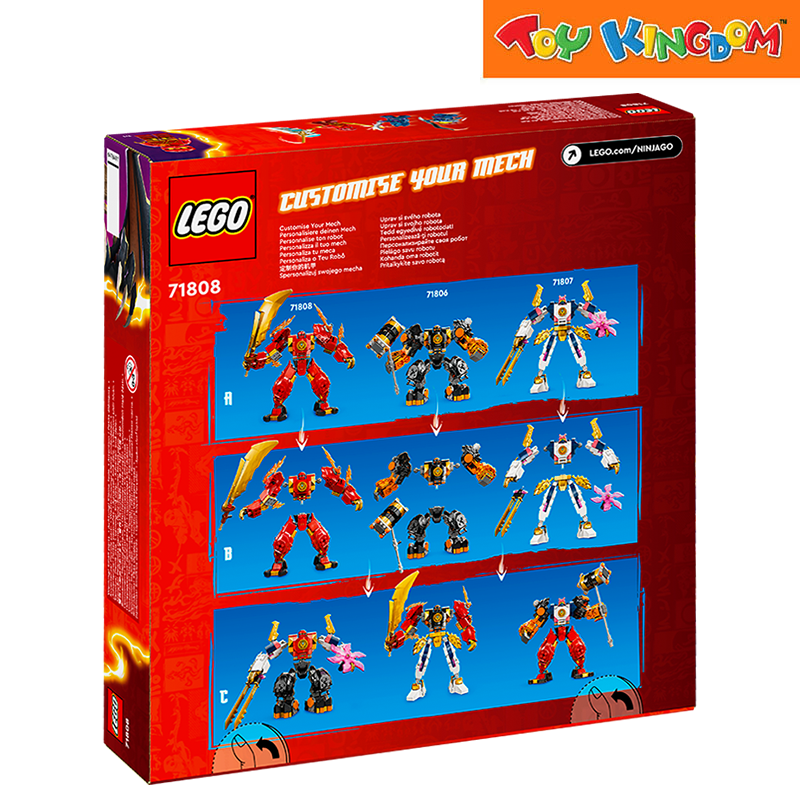 Lego 71808 Ninjago Kai's Elemental Fire Mech 322pcs Building Blocks