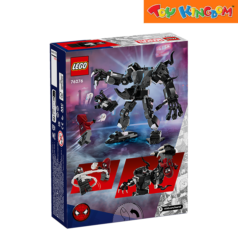 LEGO Super Heroes 76276 Venom Mech Armour vs. Miles Morales Building Blocks 2023 134pcs