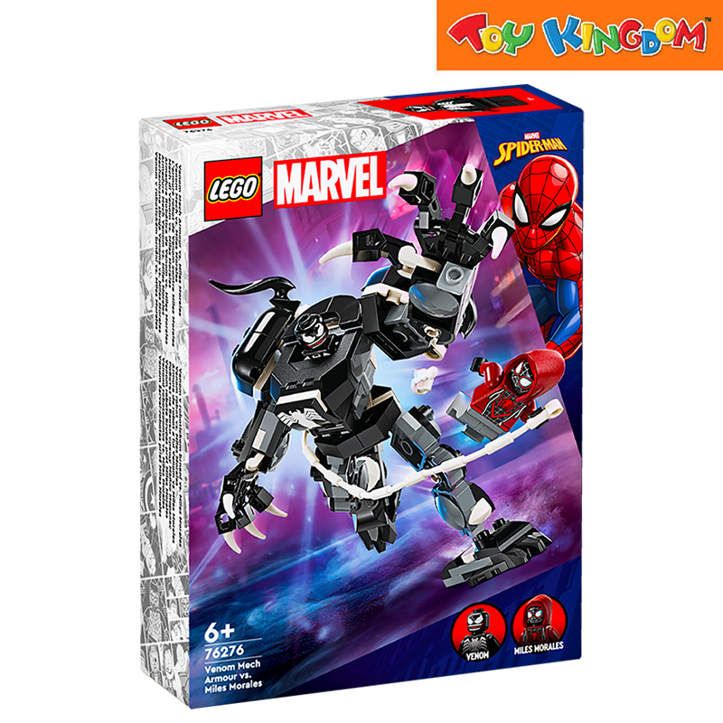 Lego 76276 Super Heroes Venom Mech Armour VS. Miles Morales 134pcs Building Blocks