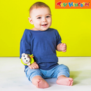 Kids II Bright Starts Monkey & Elephant Rattle & Teether Wrist Pals