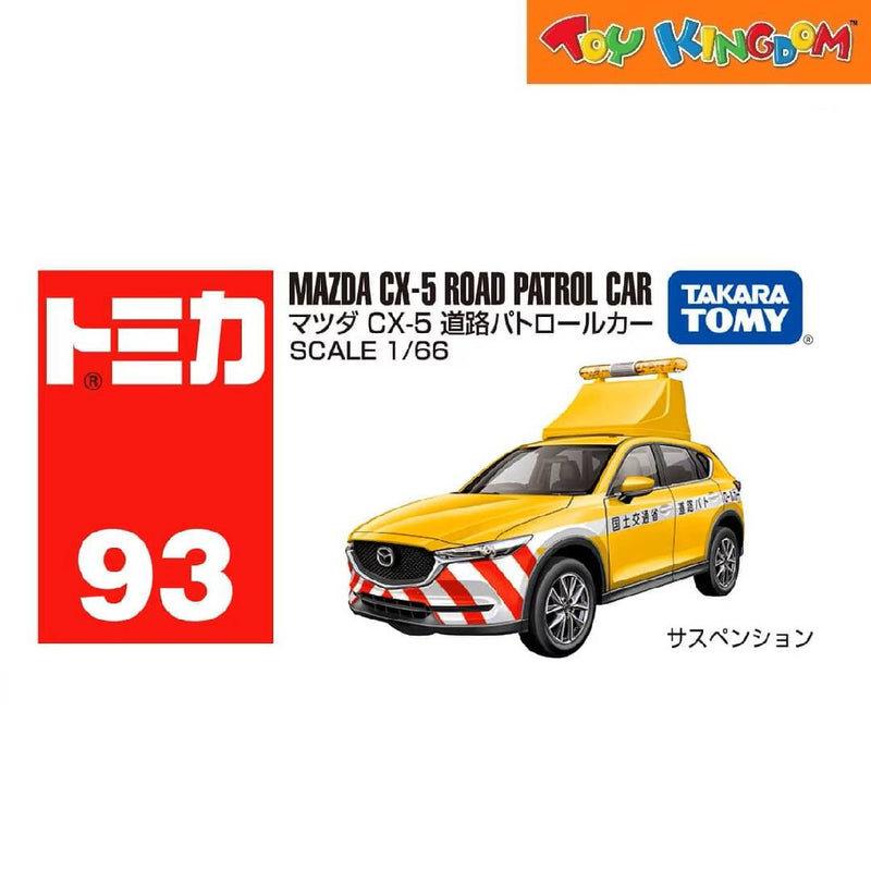 Tomica No. 93 Mazda CX-5 Road - Box Patrol Car Die-cast