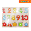 Woodlets Lift & Look Numbers Puzzle