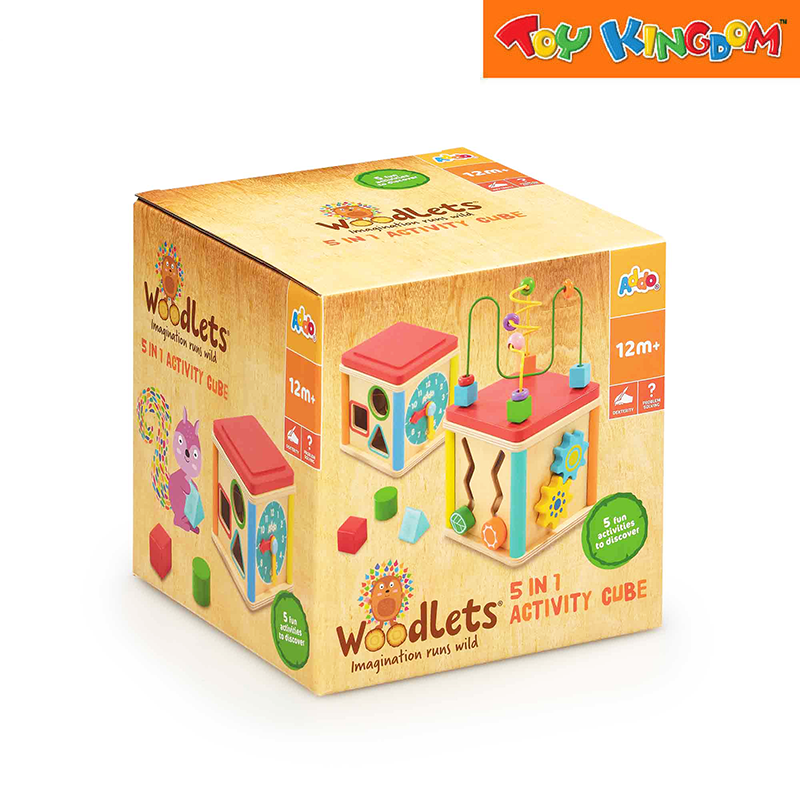 Woodlets 5-in-1 Activity Cube