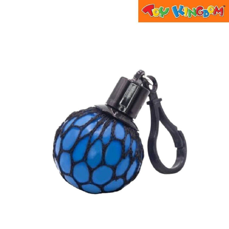 Tobar Squishy Mesh Ball Keychain Blue