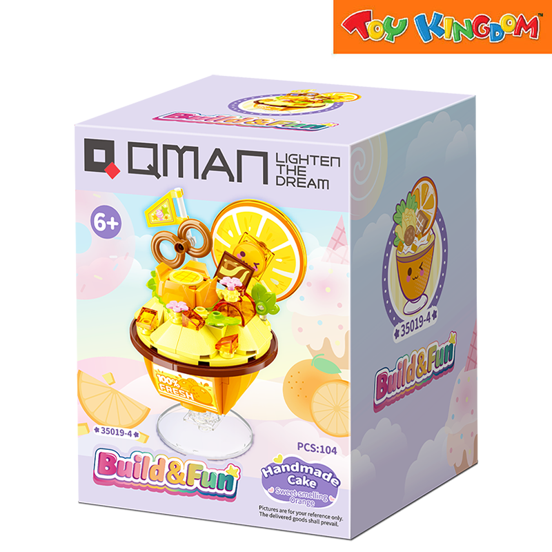 Keeppley Qman Handmade Cake Sweet Smelling Orange Build & Fun