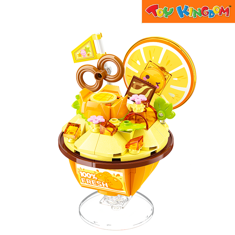 Keeppley Qman Handmade Cake Sweet Smelling Orange Build & Fun