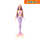 Barbie Purple Tails Fairytale Mermaid Doll With Colorful Hair