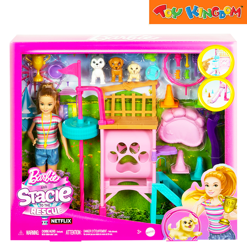 Barbie Stacie's Puppy Playground Playset