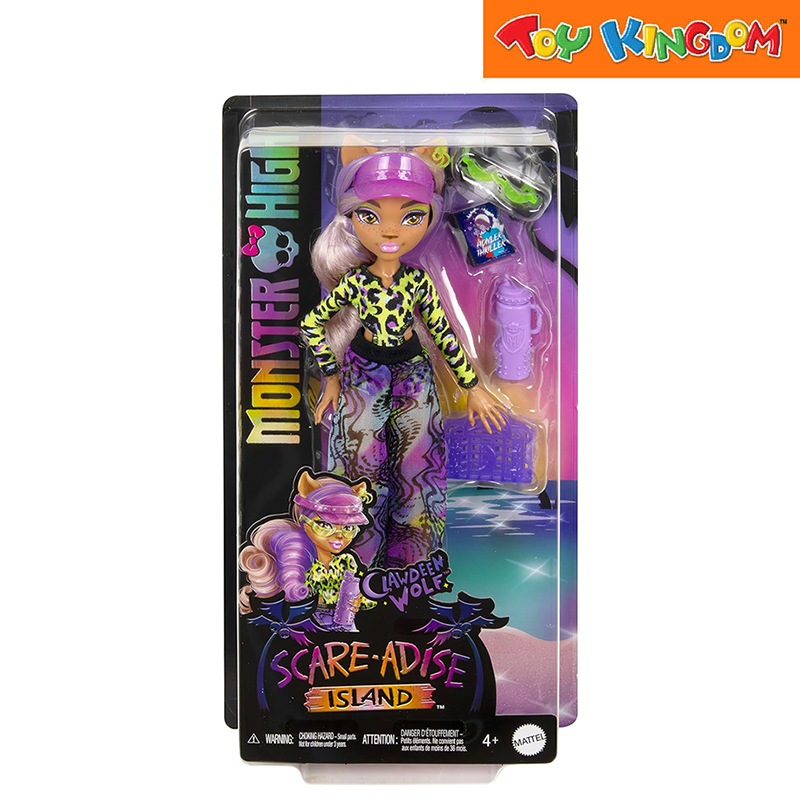 Monster High Clawdeen Wolf Scare-Adise Island Doll