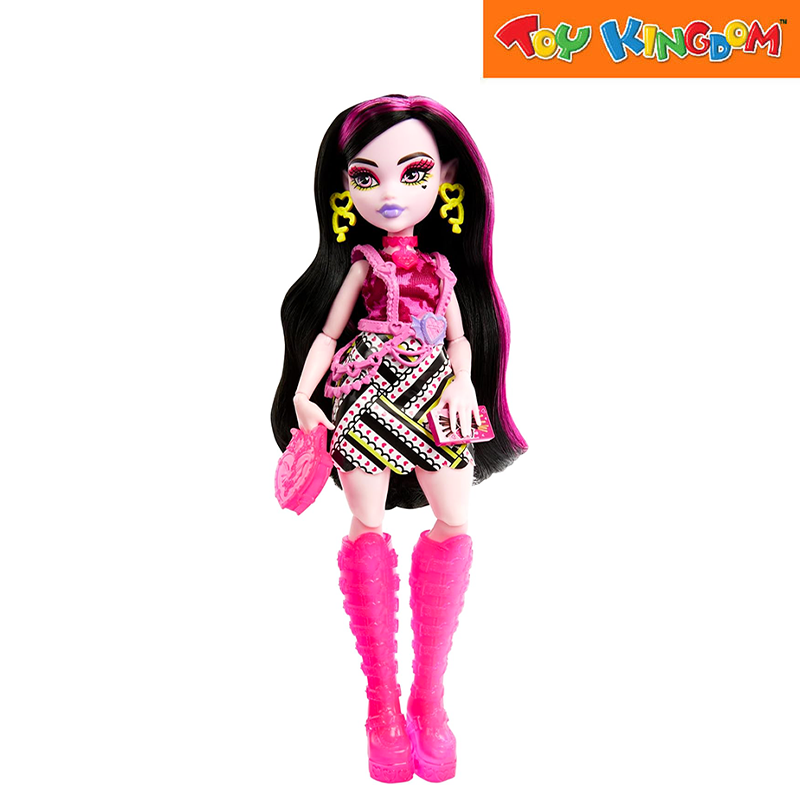 Monster High Neon Frights Series 3 Draculaura Skulltimate Secrets Doll