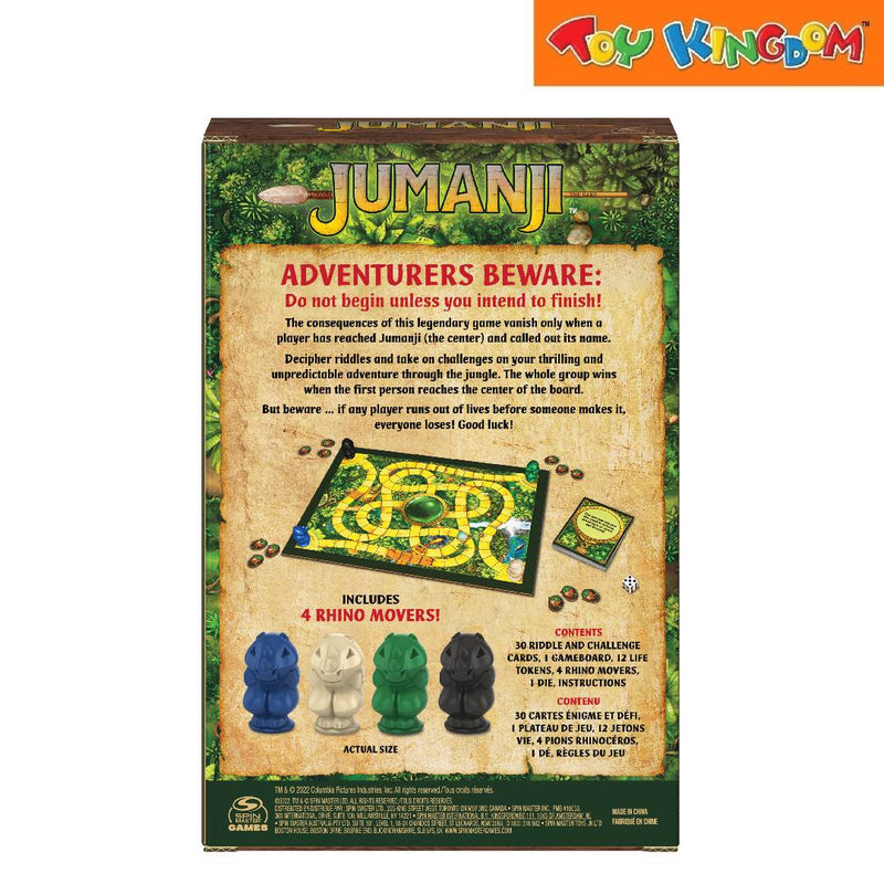 Spin Master Games Jumanji The Game Ready to Roll Fast Paced Game