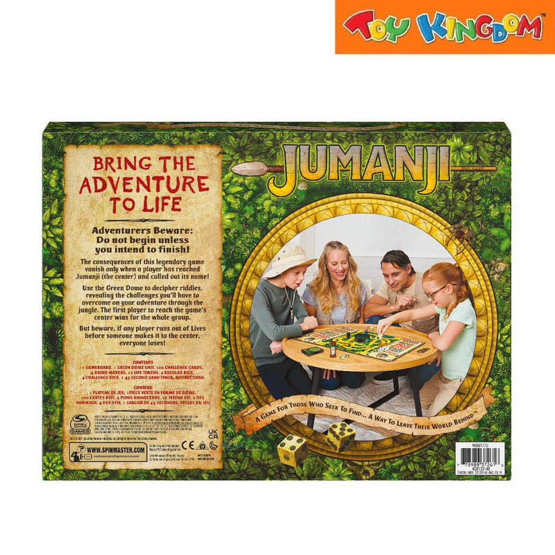 Spin Master Games Jumanji The Game Cardboard