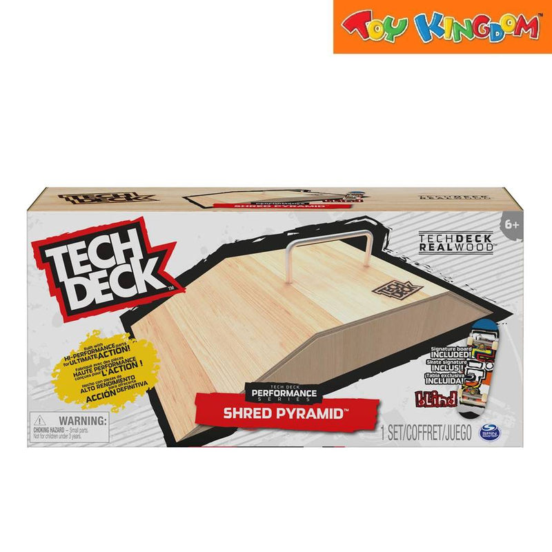Tech Deck Shred Pyramid Real Wood