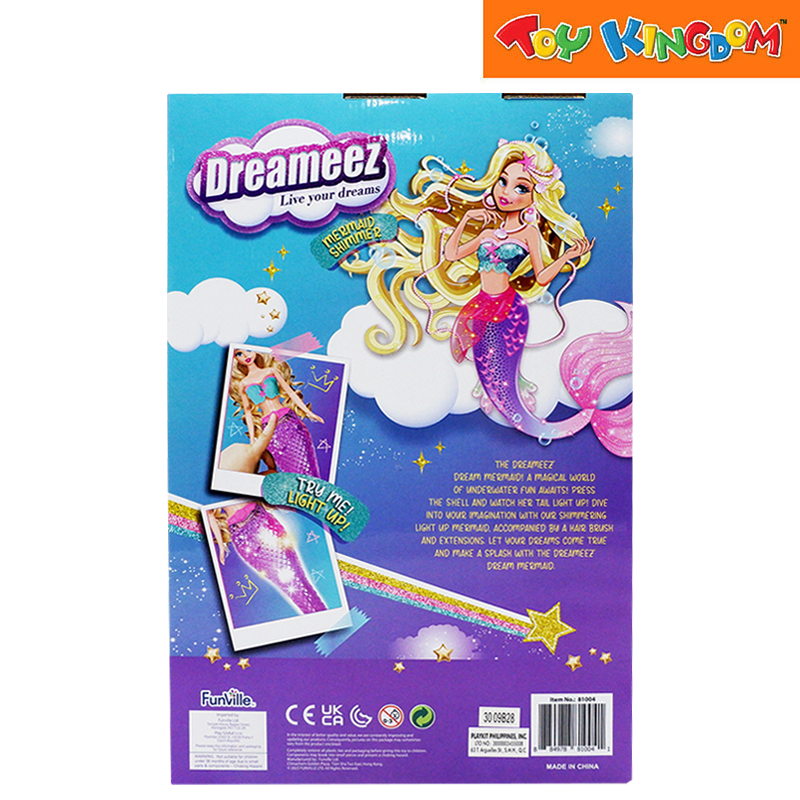 Dreameez Live your dreams Light Up Mermaid Shimmer Playset