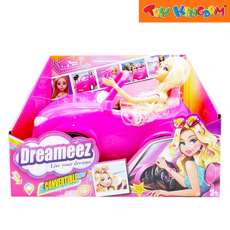 Dreameez Live your dreams Fashion Doll With Convertible Vehicle