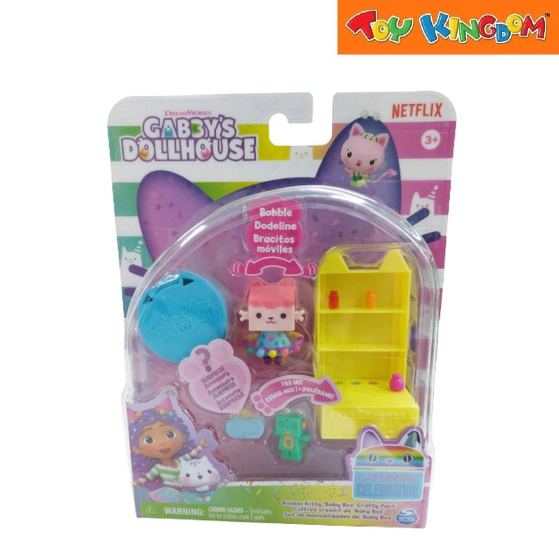 Gabby's Dollhouse Bobble Kitty Baby Box Crafty Pack Playset