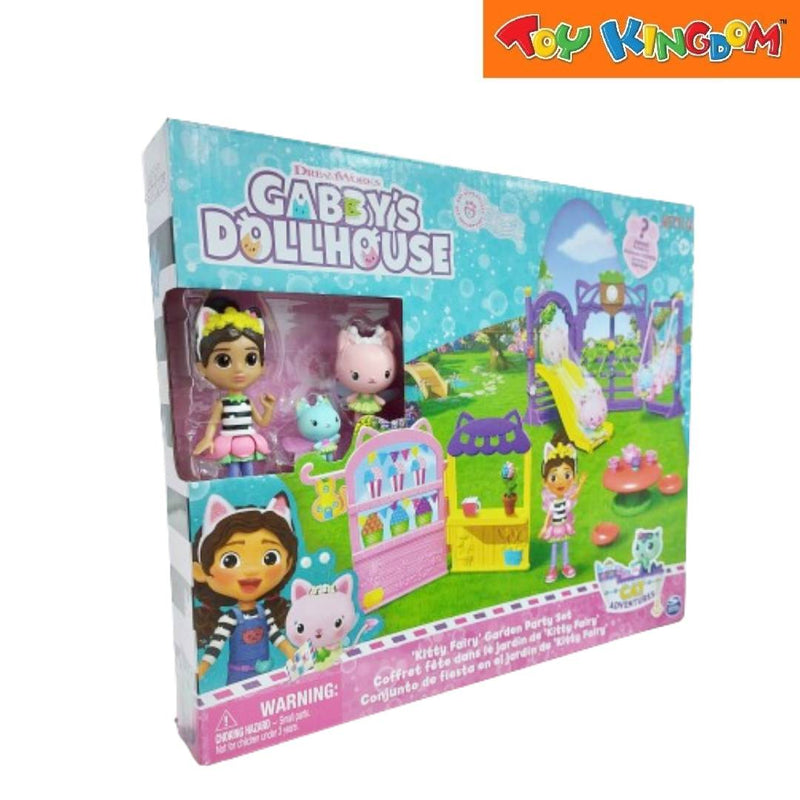 Gabby's Dollhouse Kitty Fairy Garden Party Playset