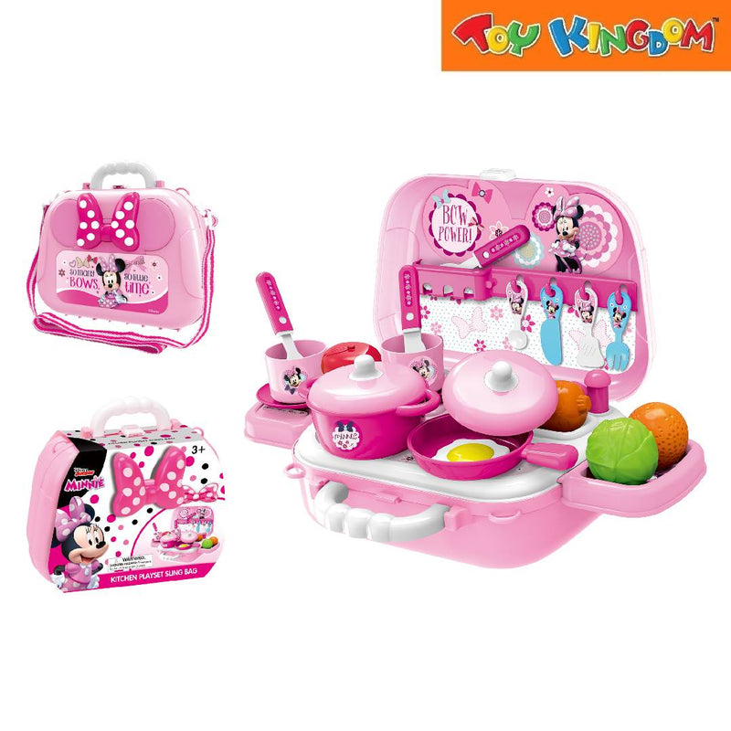 Disney Jr. Minnie Mouse Kitchen Playset Sling Bag
