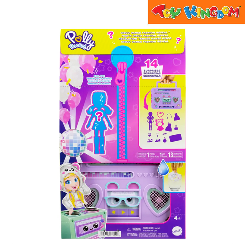 Polly Pocket 3 inch Disco Dance Fashion Reveal