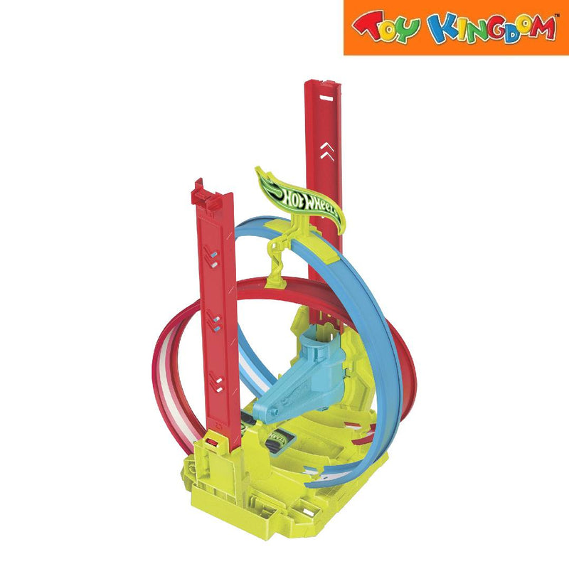 Hot Wheels Hw Action Neon Speeders Doubletwist Stunt