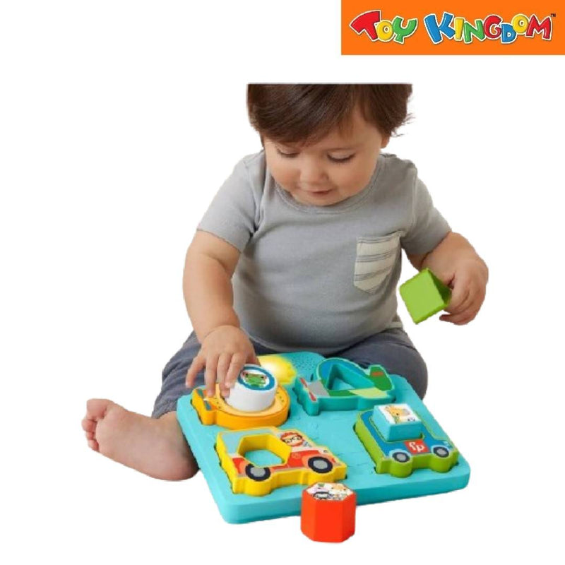 Fisher-Price Infant Shapes & Sounds Vehicle Puzzle