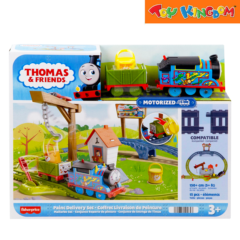 Thomas & Friends Motorized Topsy Turvy Paint Delivery Set