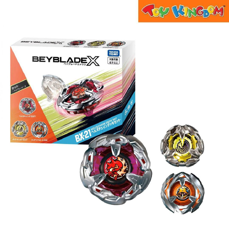 Beyblade X BX-21 Battle Hellschain Deck Playset